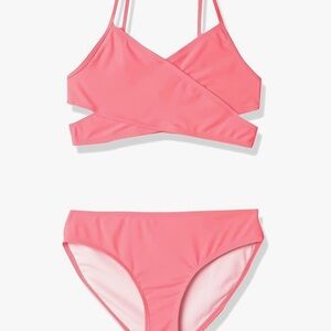 Girls Kanu Surf Kids Swim Bikini - Pink 12 New